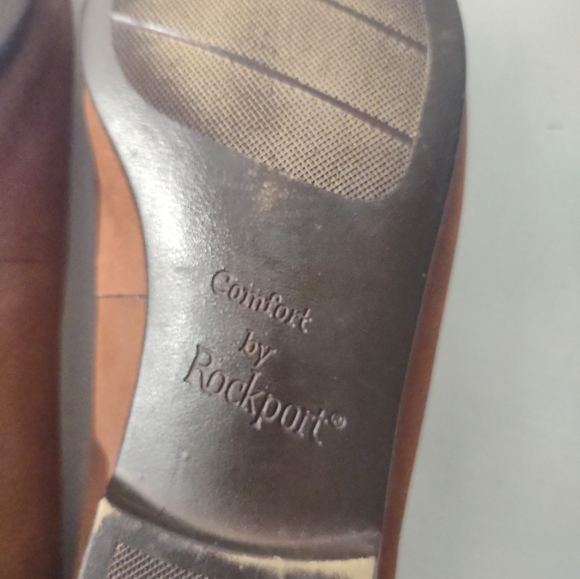Rockport Womens Suede Brown Slip on Dress Shoe Flats Size 6.5 - Picture 11 of 13